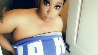 BBW Ebony Step Mom gets cornered and fucked