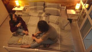 A couple engaged in real sex on the first date, no roleplay