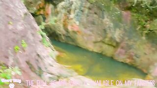 A girl has sex in nature on a trip to Thailand