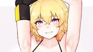 Yang teaches you how to jerk off like a pro with RWBY’s hottest scenes