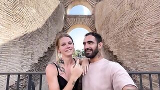 Petite blonde has passionate and romantic sex in a special evening