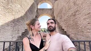 Petite blonde has passionate and romantic sex in a special evening