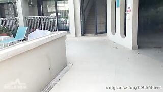 A wife got her big ass oiled on a vacation