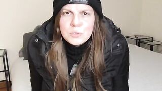 A Wisconsin girl begs for anal creampie in a steamy POV scene