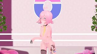 A first-time anal experience for a VTuber, exploring new boundaries with excitement