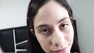 The perverted stepdaughter humiliates her stepfather in a steamy scene