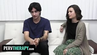 The hot MILF doctor Aaliyah Love helped the stepsiblings in a kinky therapy session