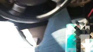 My nosy neighbor caught me jerking off in my car, she threatened to report me