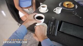 Skinny nanny Candee Licious gets her foot fetish fulfilled