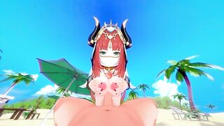 The beautiful girl Nilou is fucking passionately in Genshin Impact style