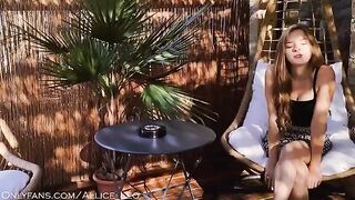 A private room in the hotel and passionate fun with my GF