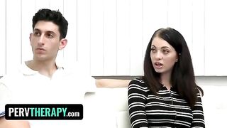 Beautiful milf doctor helps stepsiblings with their sexuality