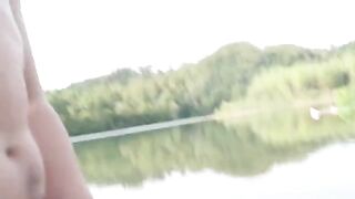 Babe has sex with a stranger on a beach in HD