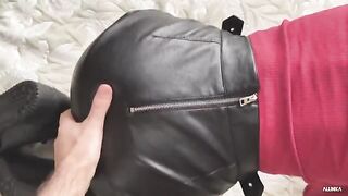 A bad girl teased her classmate and got cum on her clothes
