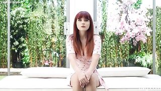 Redhead with an amazing body perfectly suited for a modeling gig