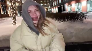 Babe from the street, no condom, raw passion with Californiababe