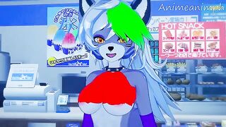 Roxanne Wolf gets fucked by a Five Nights at Freddy’s animatronic in this hot scene