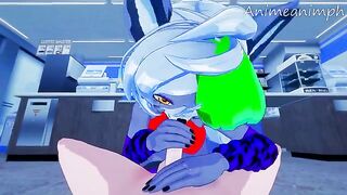 Roxanne Wolf gets fucked by a Five Nights at Freddy’s animatronic in this hot scene