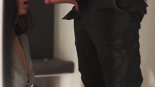 My tinder date has a small dick, he couldn't satisfy the slut