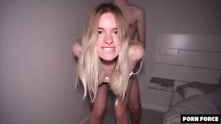 College girl gets her ass smashed in the dorm by a huge cock - Miradavid Ep 33