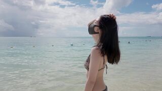 A petite islander has a sensual sex date with her boyfriend
