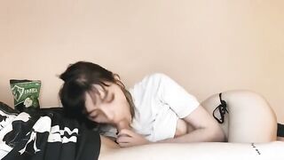 She does this every morning to keep her figure tight