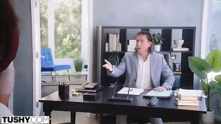 The reformed bad girl Willow gets fucked by her potential boss
