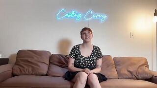 Big titty art hoe gets fucked for the first time in this unique casting session