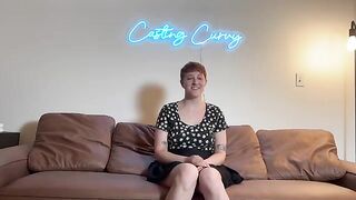 Big titty art hoe gets fucked for the first time in this unique casting session