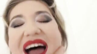 Blonde Nympho Nikky Dikky gets her limit pushed in intense anal action