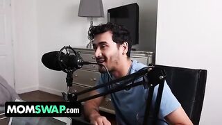 Mellanie Monroe and Ms Visual swap asses with her Latino stepson