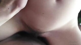 Skinny girl fucking and sucking cock on vacation in 4K