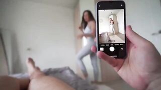 Lily paid the photographer with her hole in this raw, intense scene