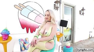 Skylar Vox is a big-breasted nymph who can't get enough cock, as if it's not enough