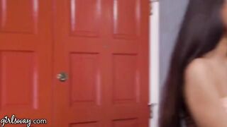 Eliza Ibarra's stepmom catches her and her partner in the middle of passion