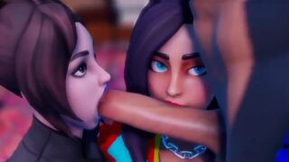 Fortnite compilation with the hottest girls getting their pussy filled with cum