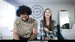 Girl was fucked in crazy poses by her passionate boyfriend, including the petite and adventurous Dani Blu, known for her slim 5'1" frame and daring performances that often involve intense hardcore action and deepthroat skills