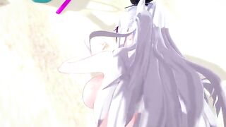 Huge tits Waifu Prinz Eugen in POV sex action