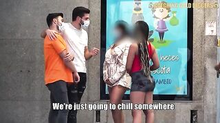 Two hot Mexican teens picked up for unforgettable sex