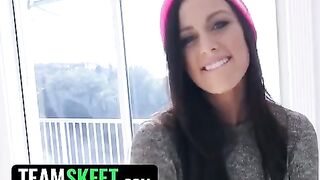 Blue-eyed teen Whitney Westgate gets fucked by her neighbor in a steamy scene