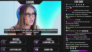 A hot streamer fucks with her fans online, showcasing her wild side