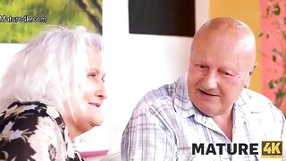 A hot mature woman was banged in front of her husband by a guy