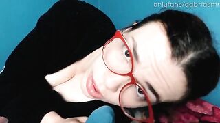 A nerdy redhead girl was fucked by her sexy mother right in front of her - Gabri ASMR
