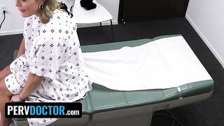 Petite doctor’s office visit turns into a thick cock ride