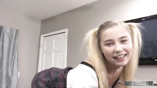 Carolina Sweets will do anything to make stepdaddy feel better in this taboo scene