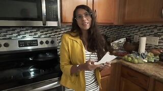 My stepmom, the fat one, beats me up and makes me breakfast