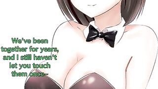 Leafa Suguha's big tits anime hentai joio