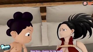 My Hero Academia's Momo and Mineta get down and dirty in steamy animation