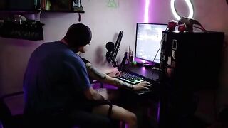 A cute beauty playing video games has her pussy fucked hard