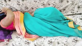 A hot desi bhabhi got caught and fucked hard in a rough encounter